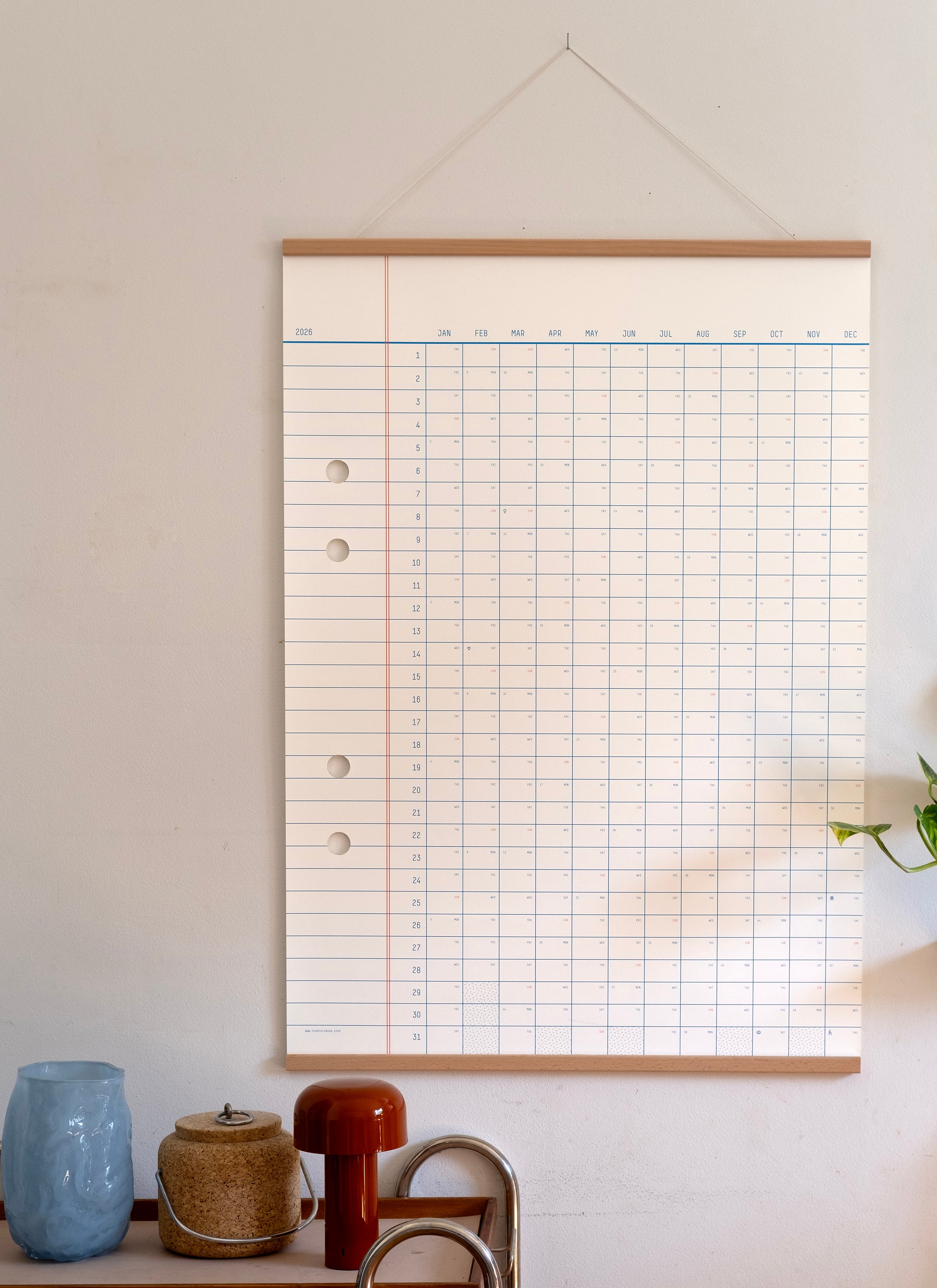 Classic Wall Calendars 2025 + 2026 – Bundle Deal (70x100cm)