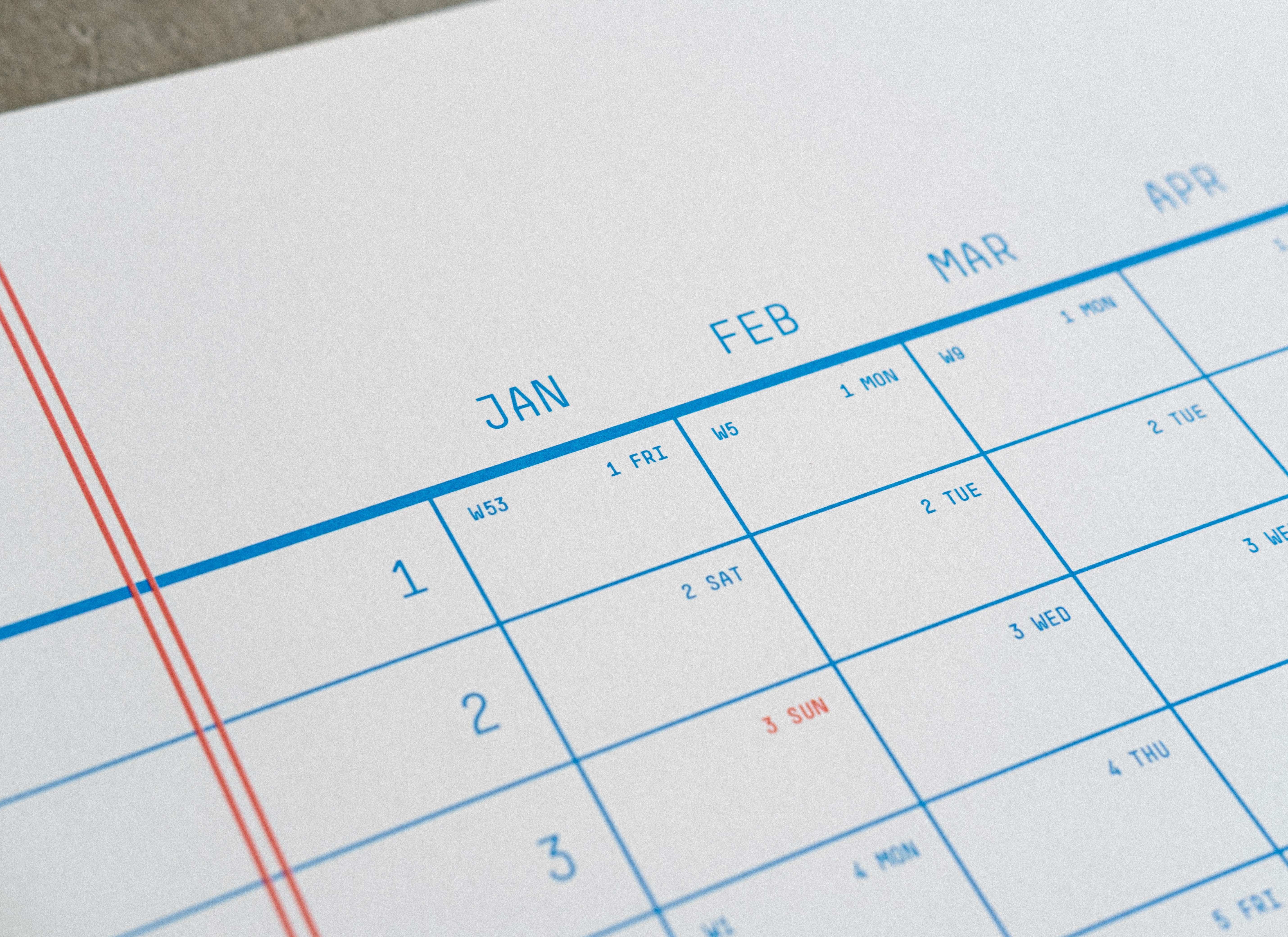 2027 Classic Calendar 50x70cm