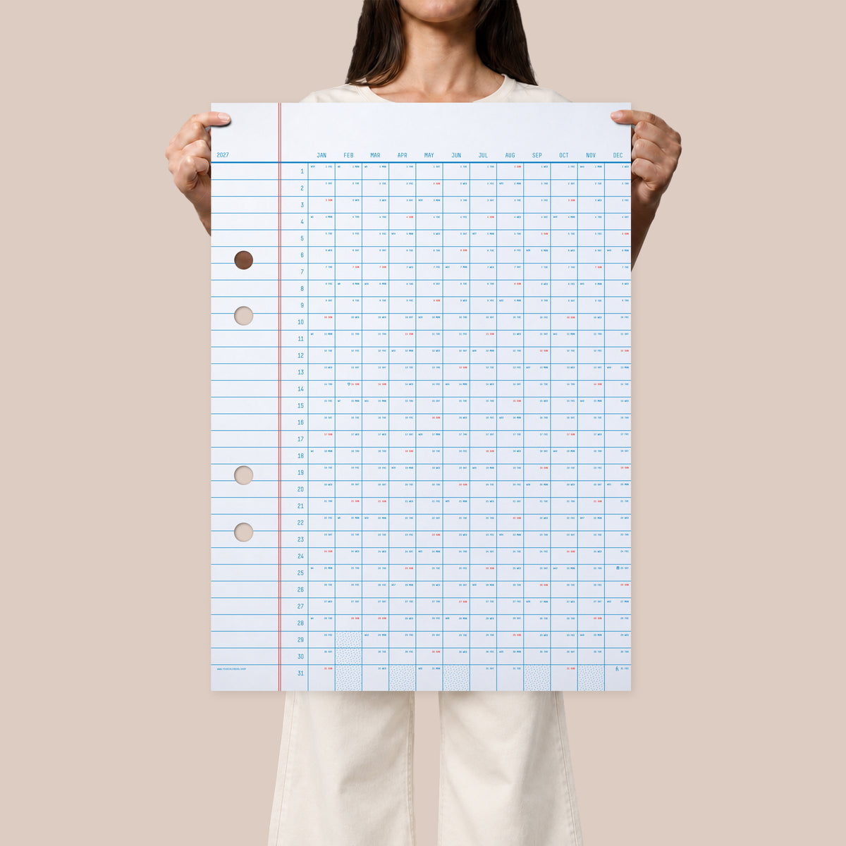 2027 Classic Calendar 50x70cm