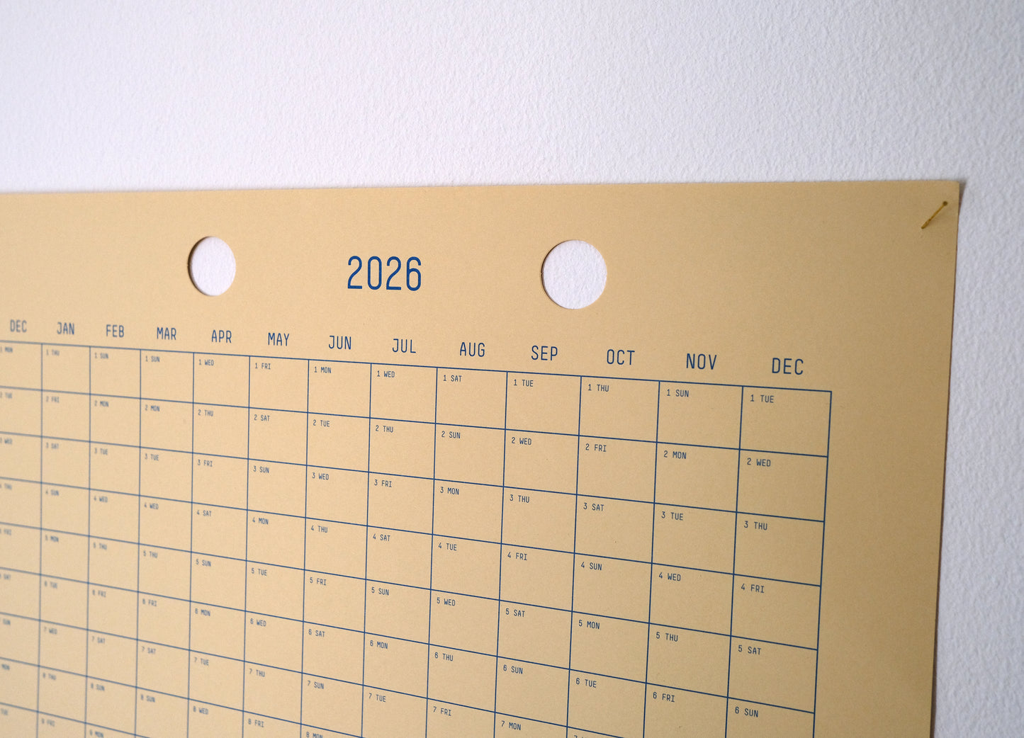 2024-2026, 3Year Calendar 90x62cm