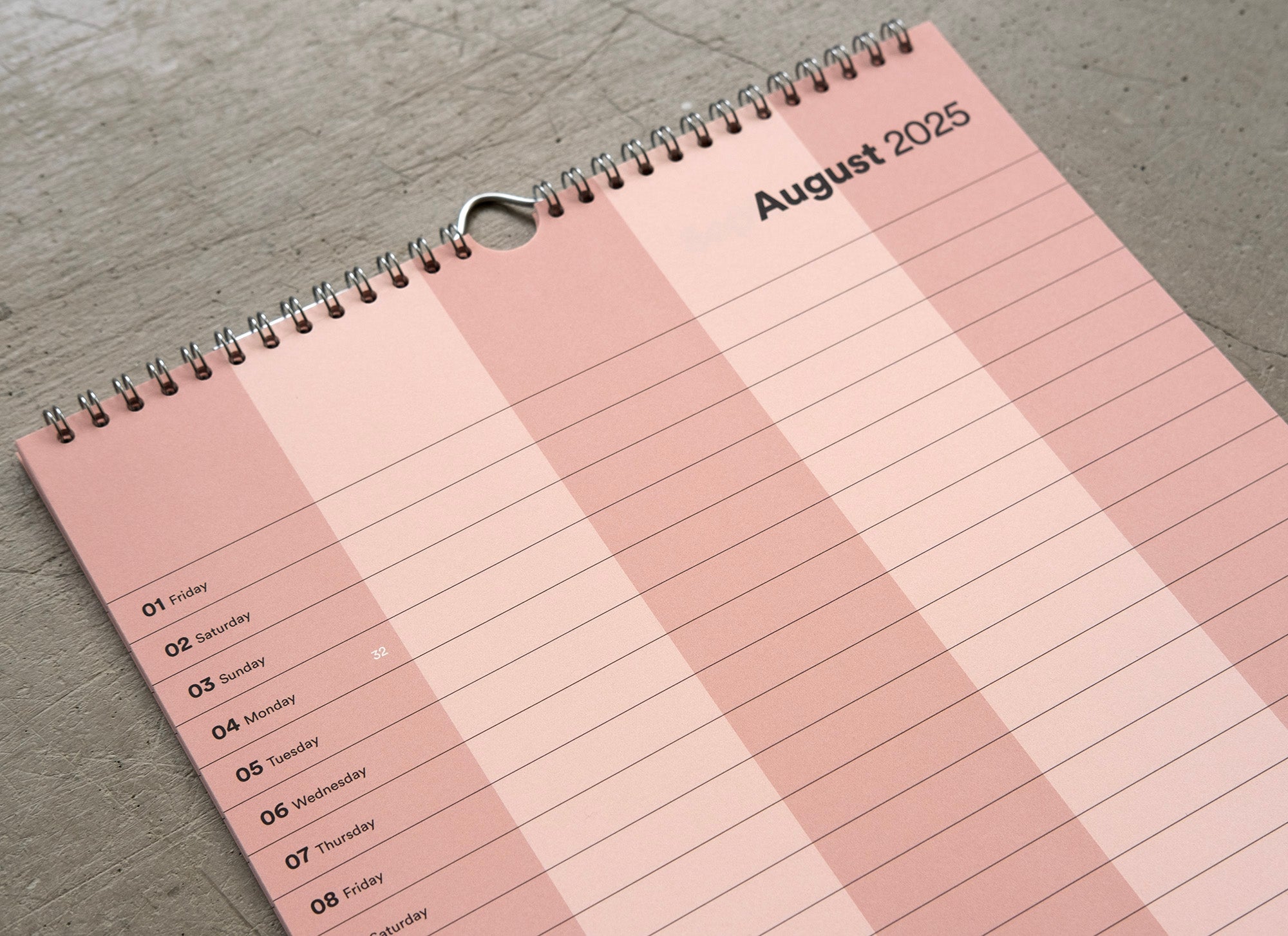 2025–2026 Academic Year Family Calendar Column