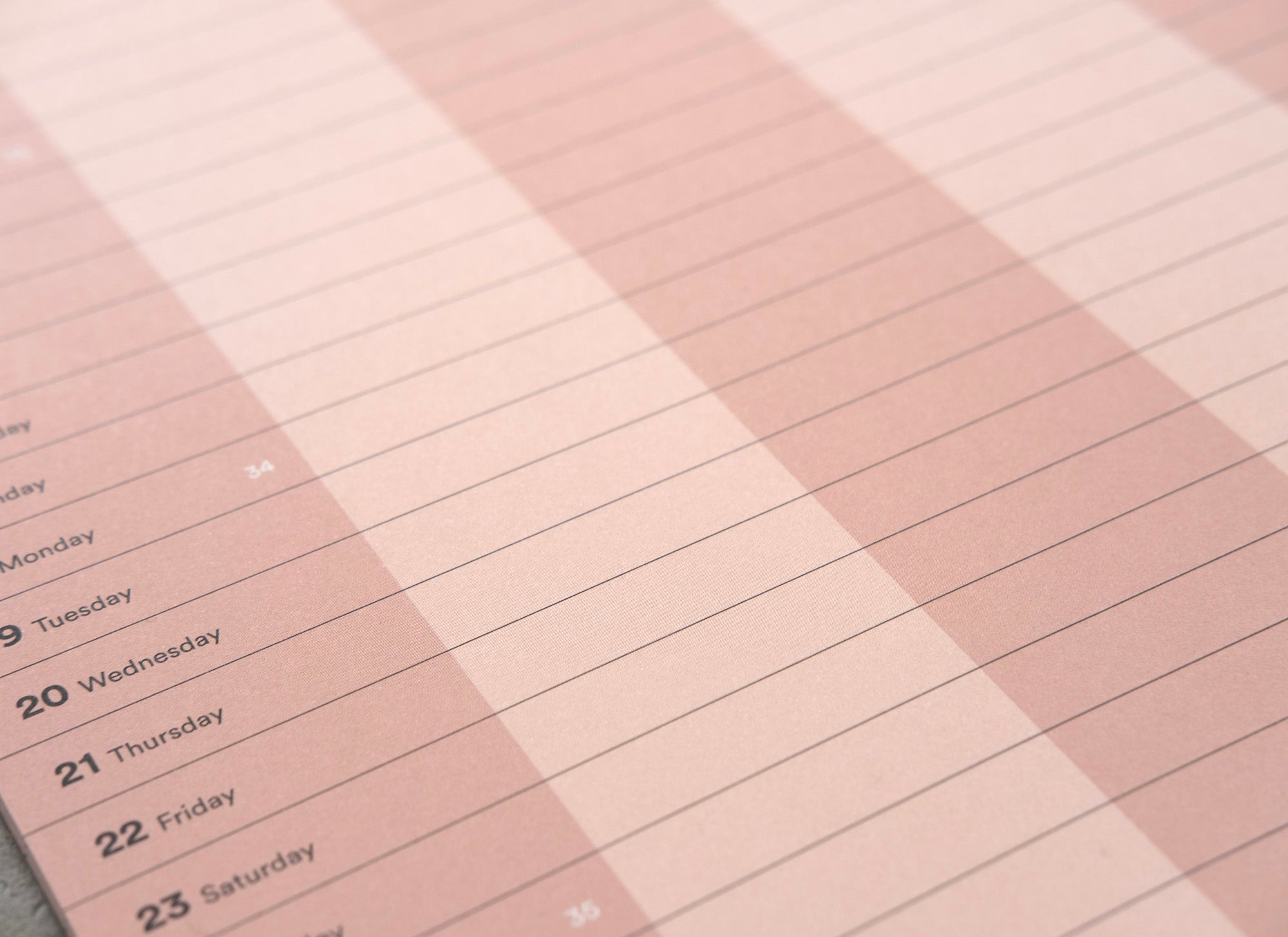 2025–2026 Academic Year Family Calendar Column