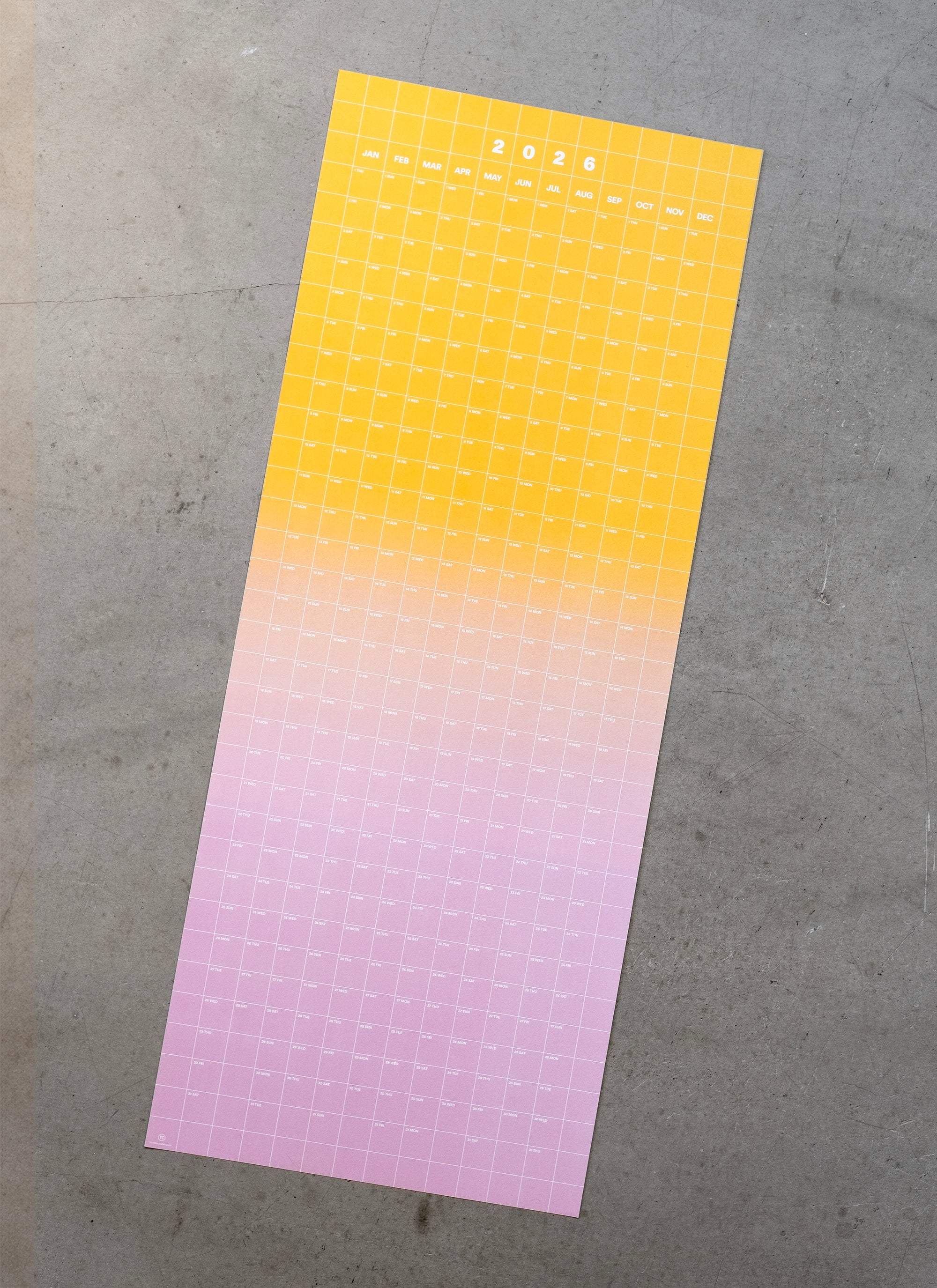 2026 Gradient 40x100cm