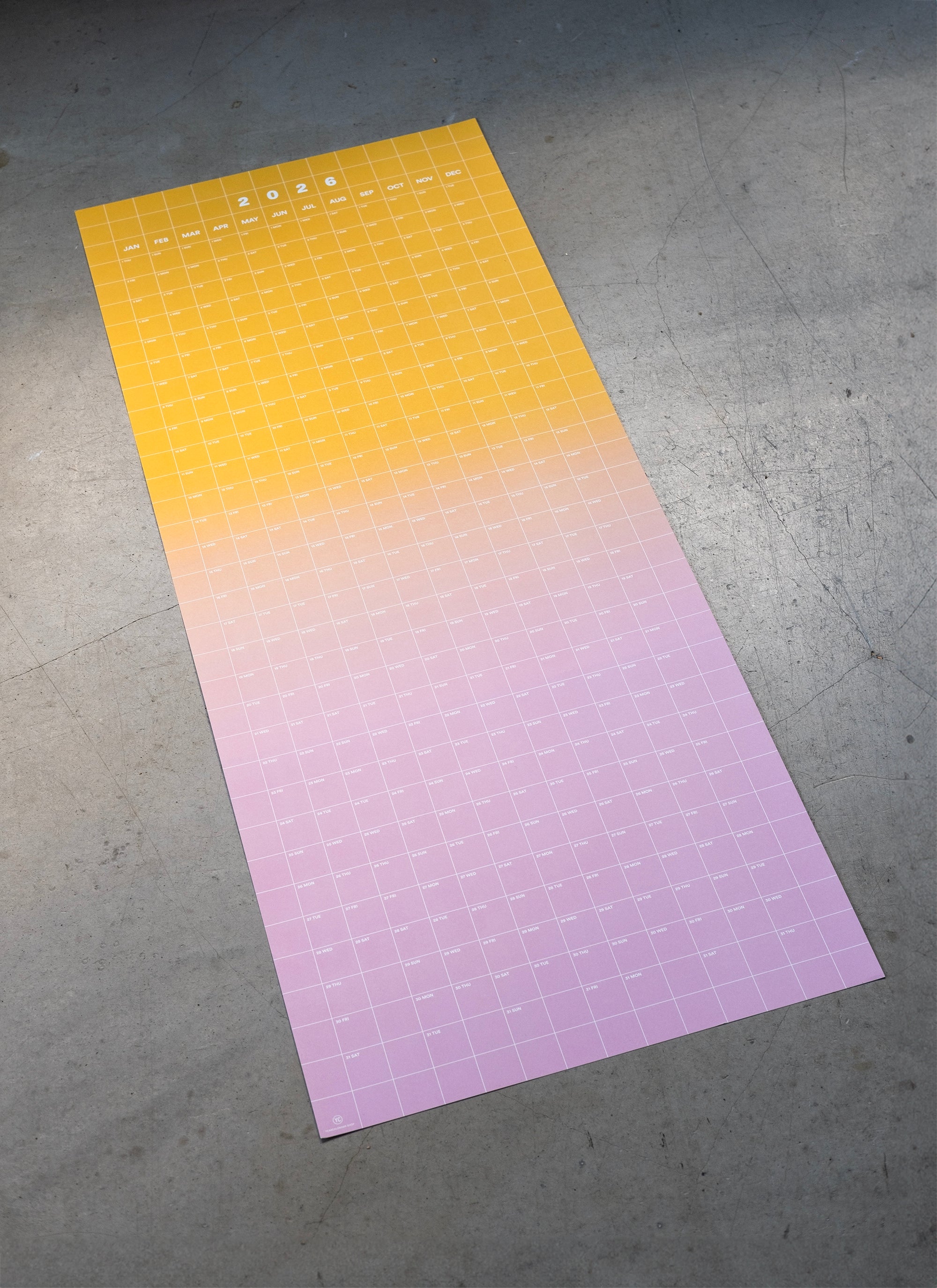 2026 Gradient 40x100cm