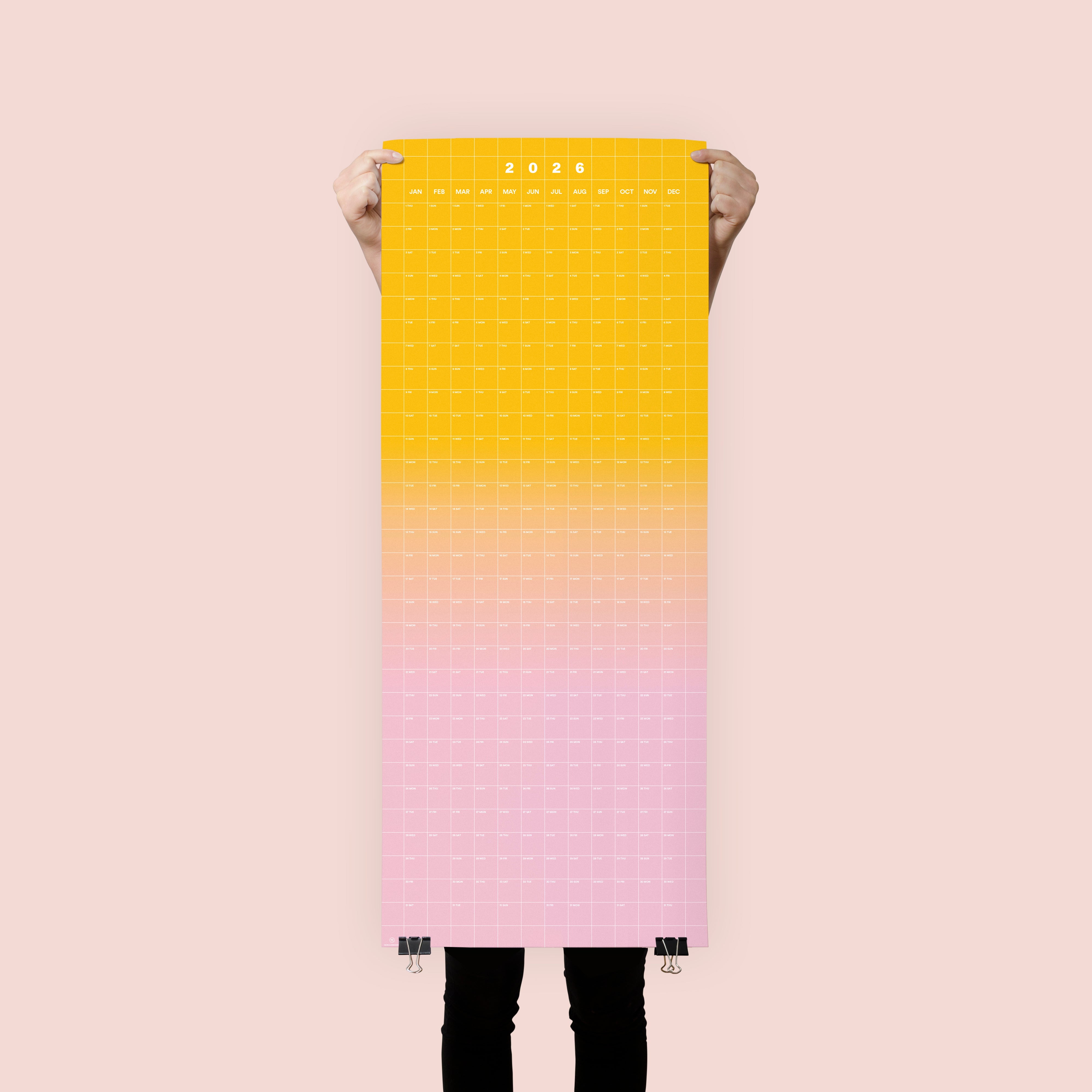 2026 Gradient 40x100cm