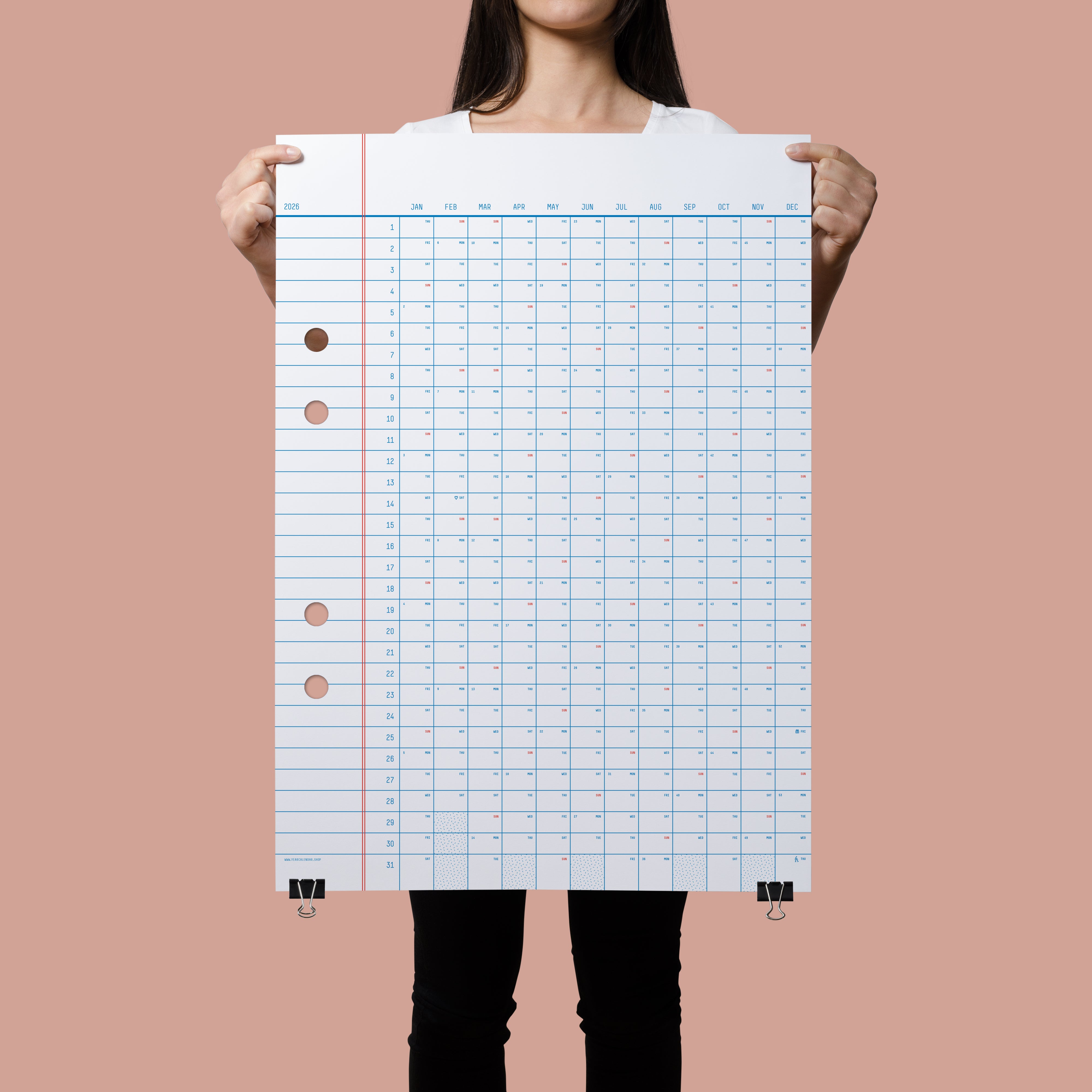 2026 Classic Calendar 50x70cm