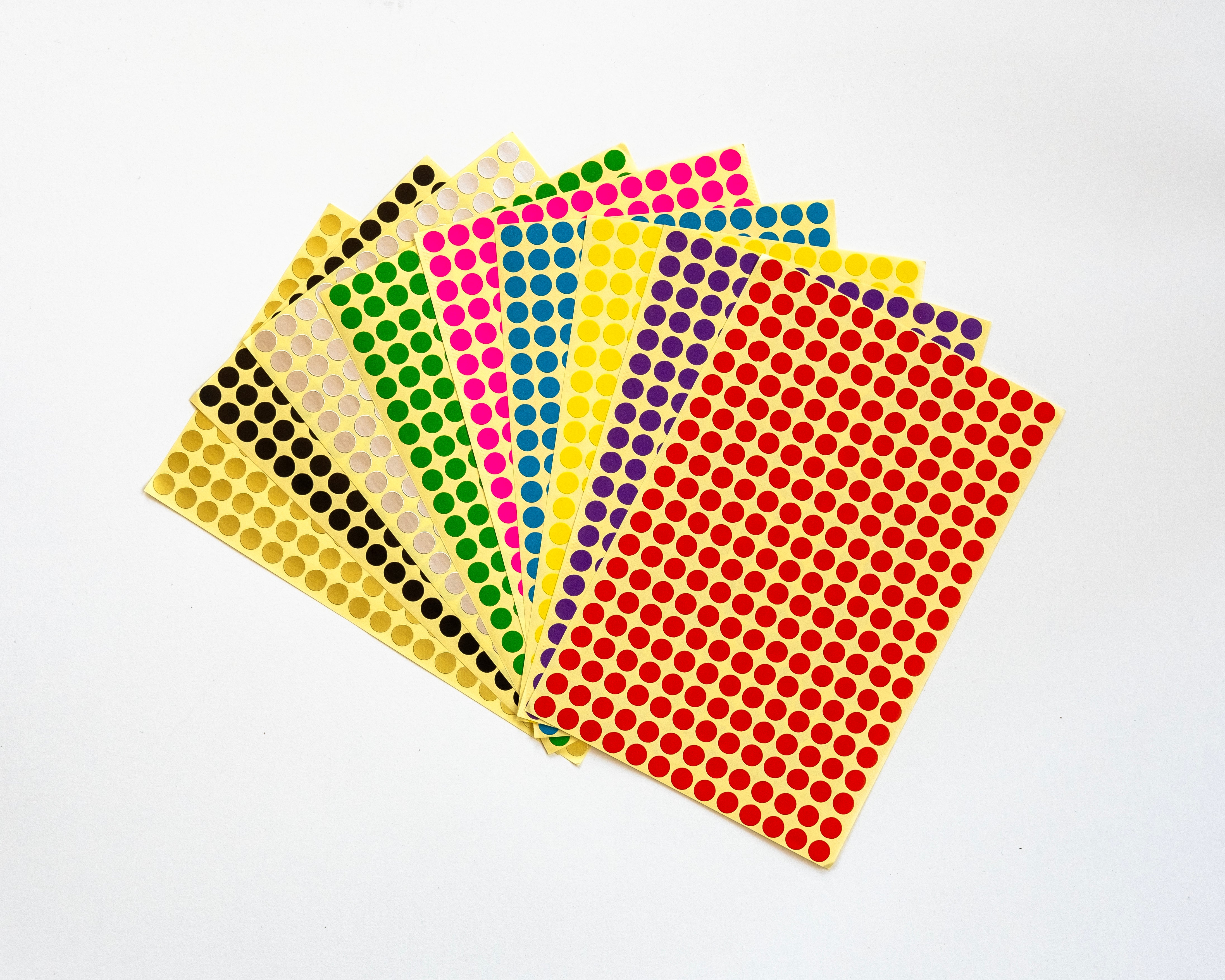 Round Stickers Ø8mm (for 50x70cm calendars)