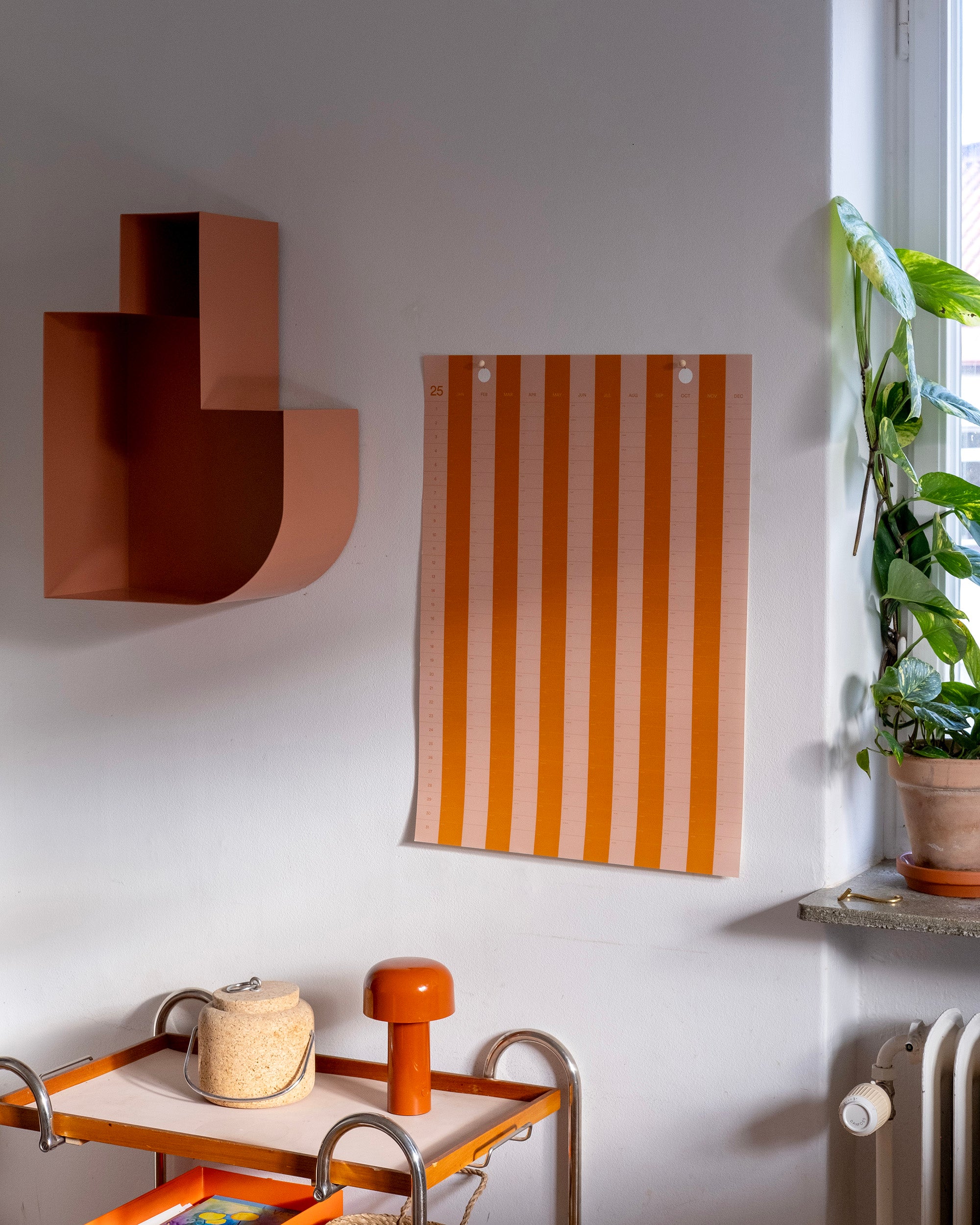 Stripe Wall Calendars 2026 + 2027 – Bundle Deal