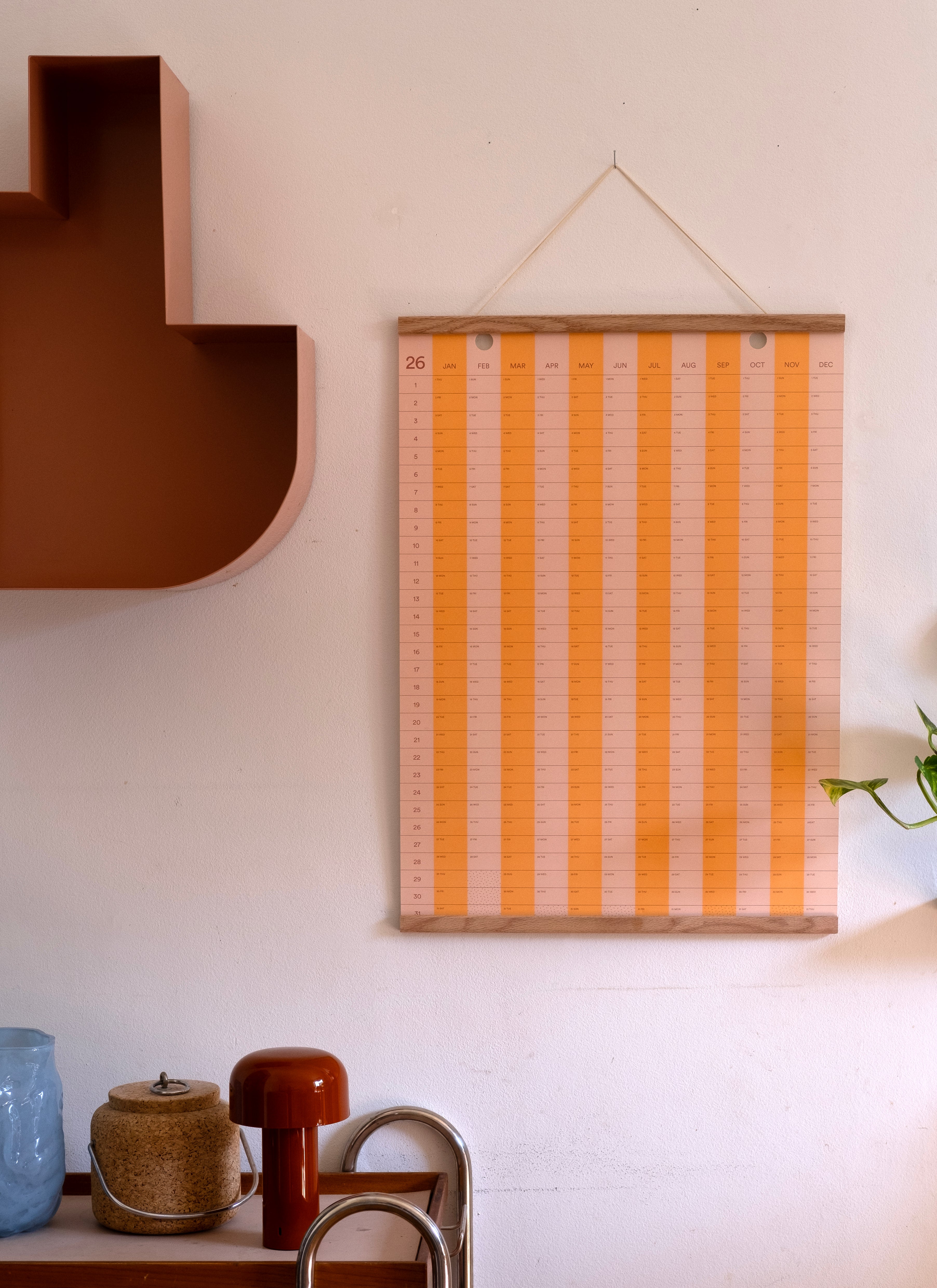2026 Stripe Calendar 50x70cm