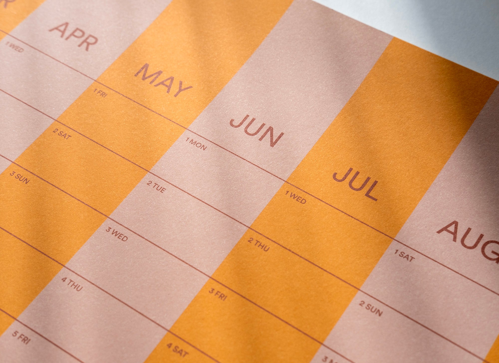 2026 Stripe Calendar 70x100cm