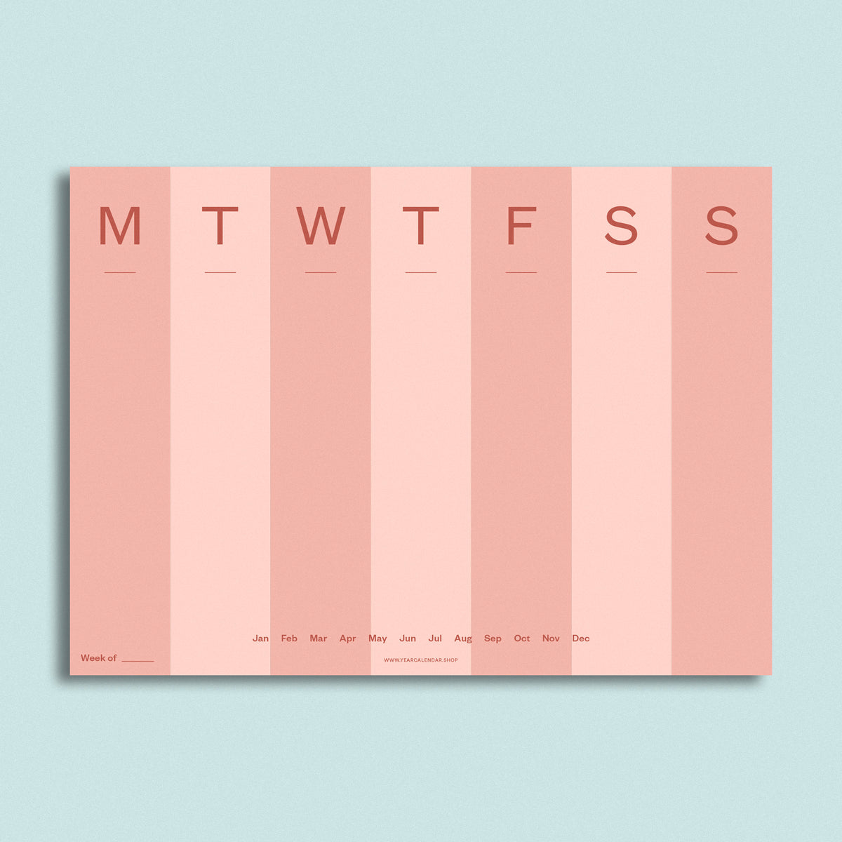 A4 Weekly Planner Pad