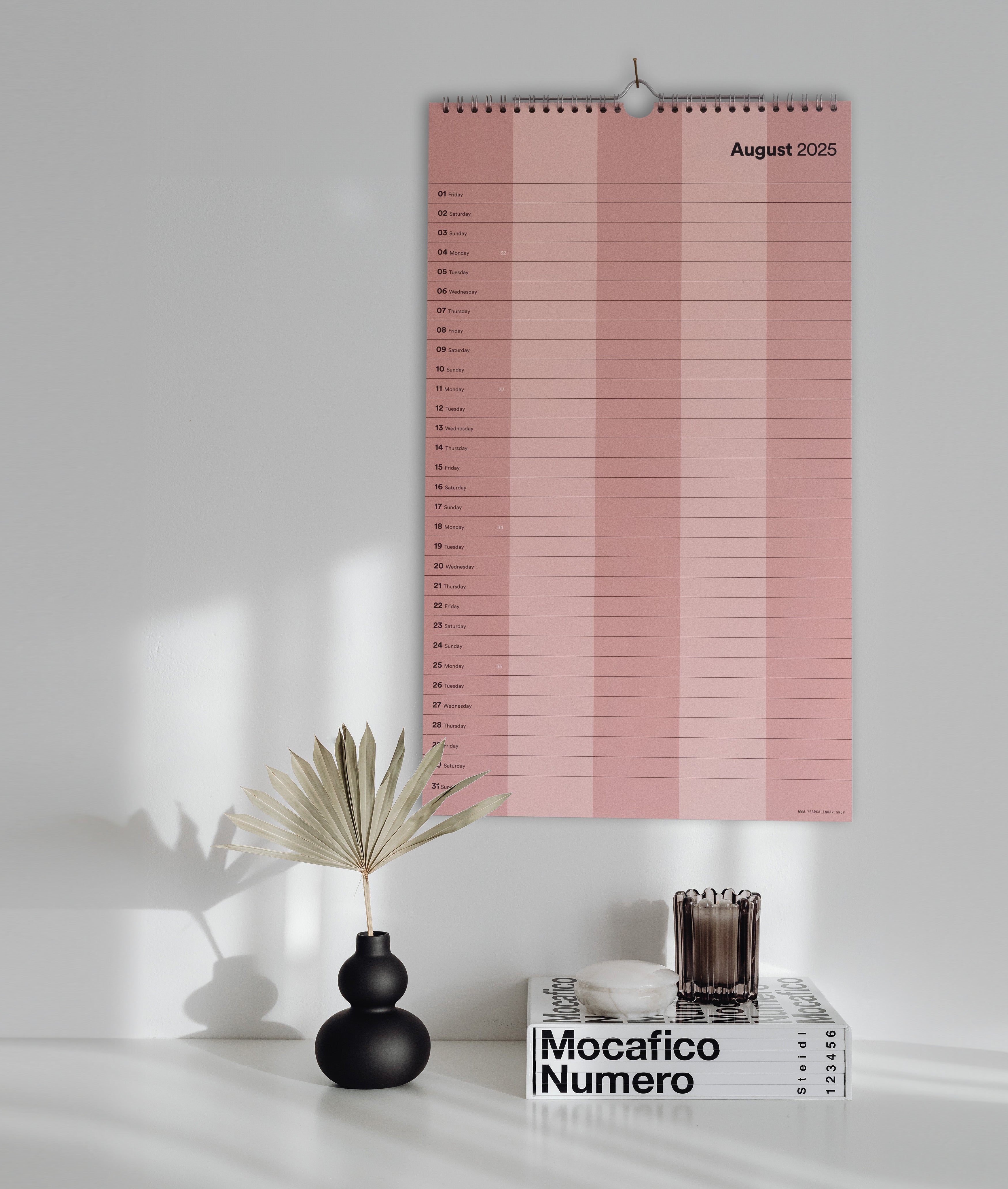 2025–2026 Academic Year Family Calendar Column