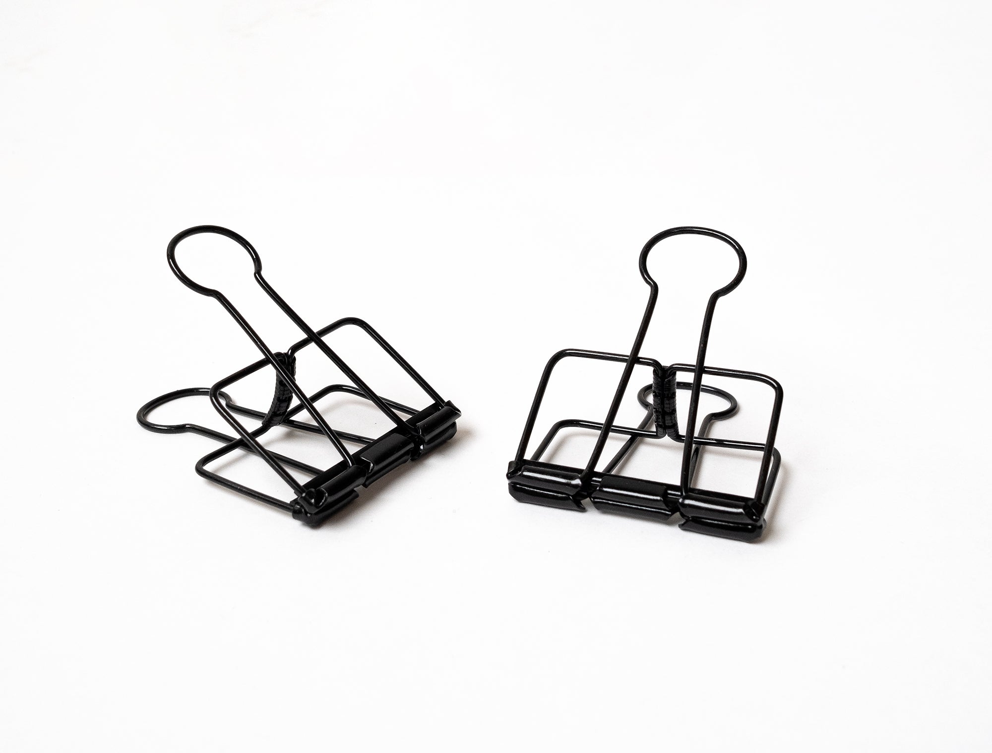 Wire Metal Paper Clip Black, 50mm, X2