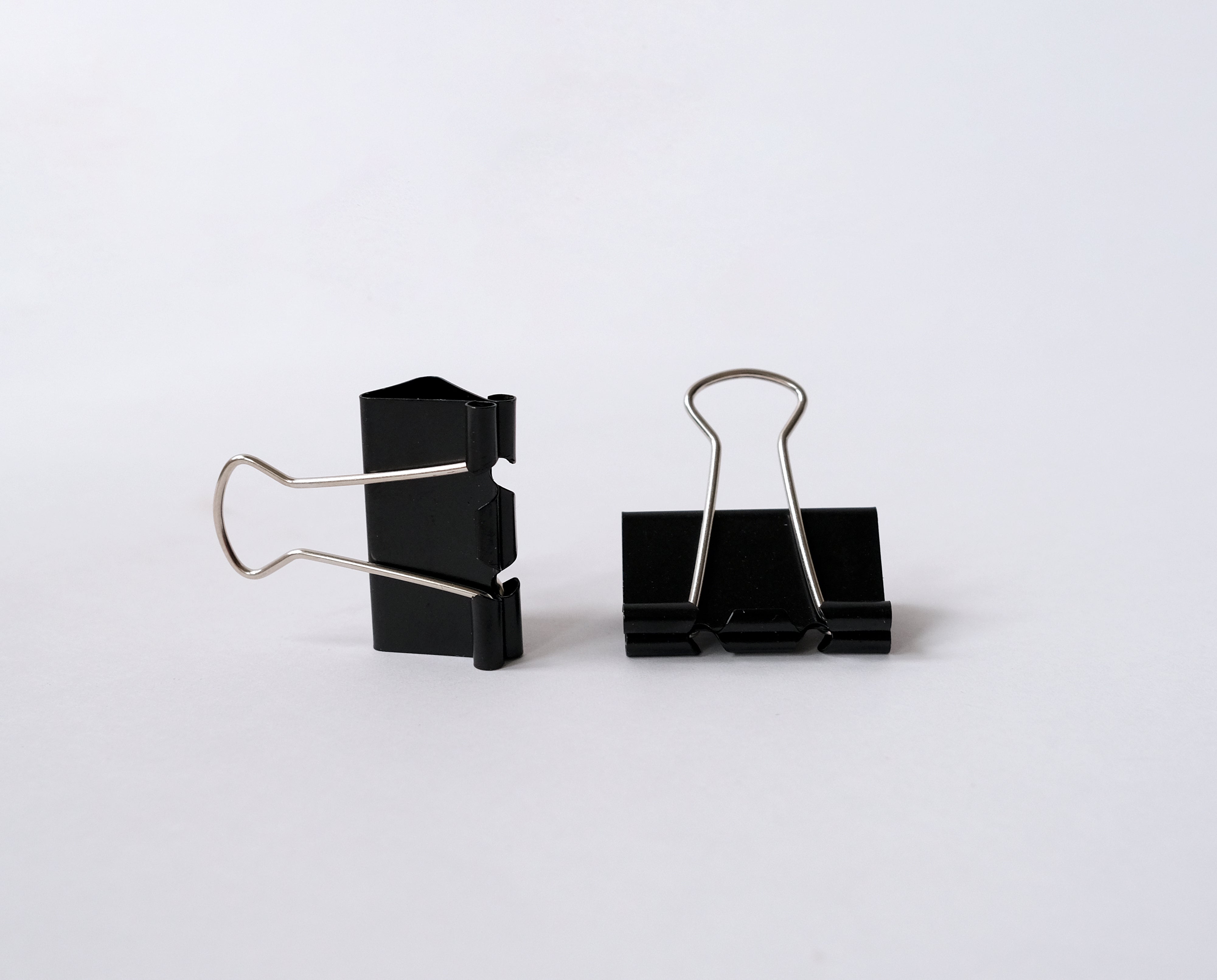 Black Small Metal Paper Clips x2