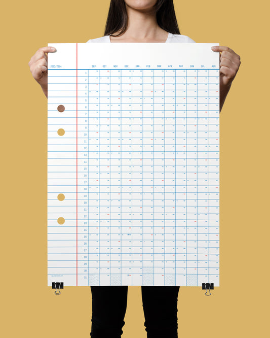 2024-2025 Academic Calendar 50x70cm