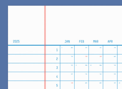 2026 Classic Calendar 70x100cm