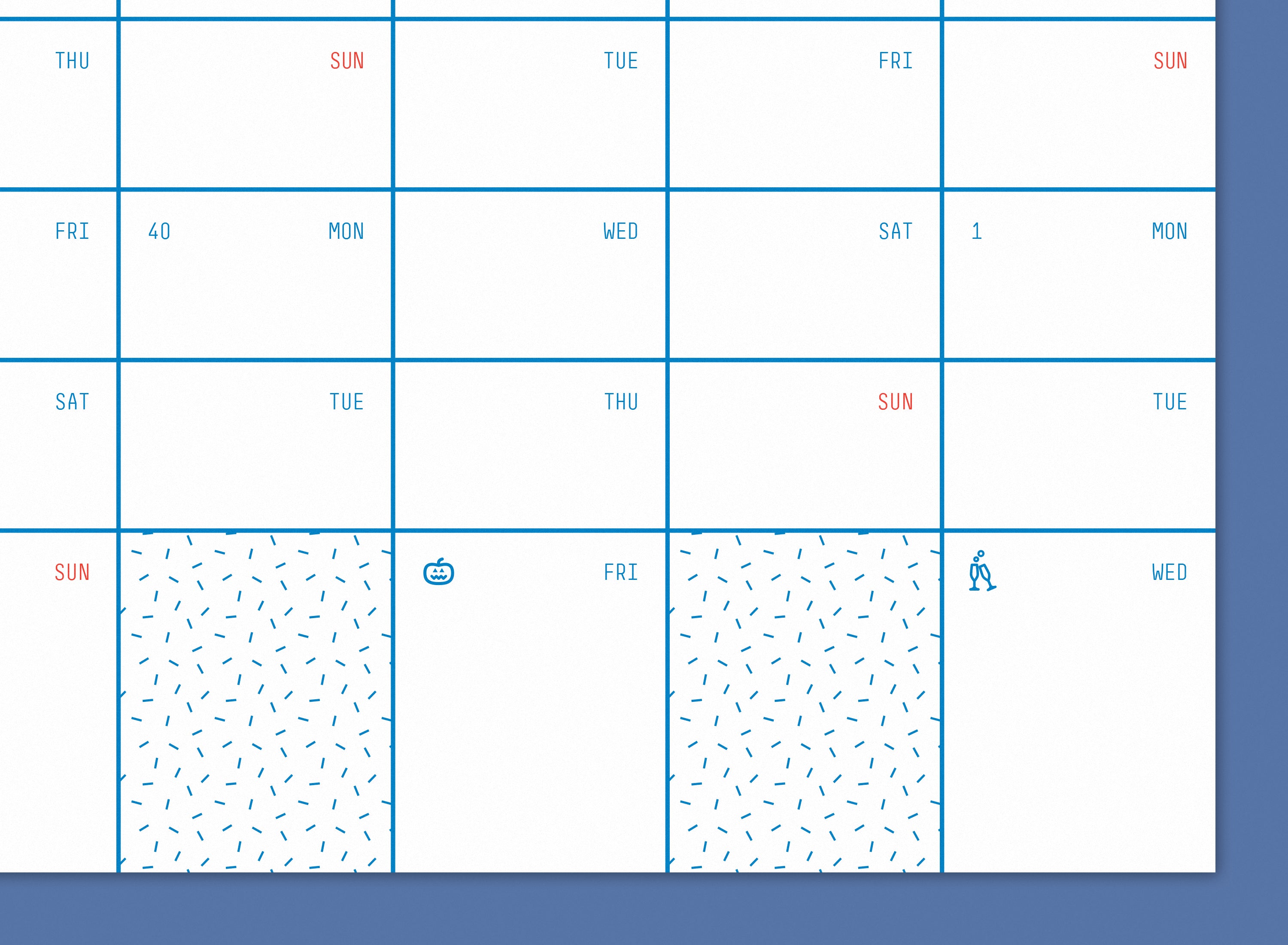 2026 Classic Calendar 70x100cm