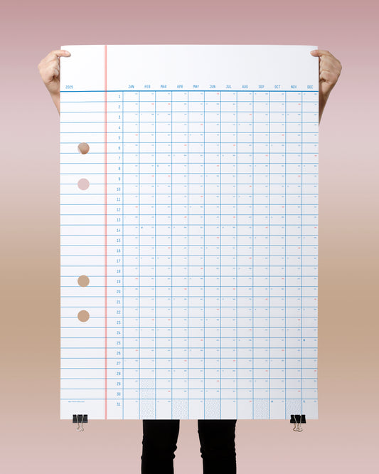2025 Classic Calendar 70x100cm