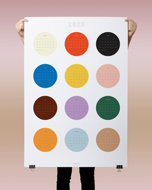 2025 Dots Calendar 70x100cm