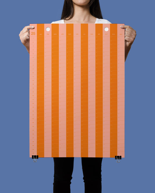 2025 Stripe Calendar 50x70cm