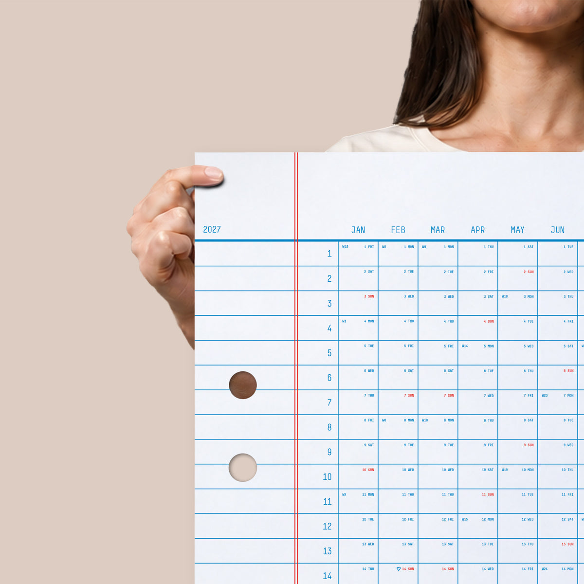 2027 Classic Calendar 50x70cm