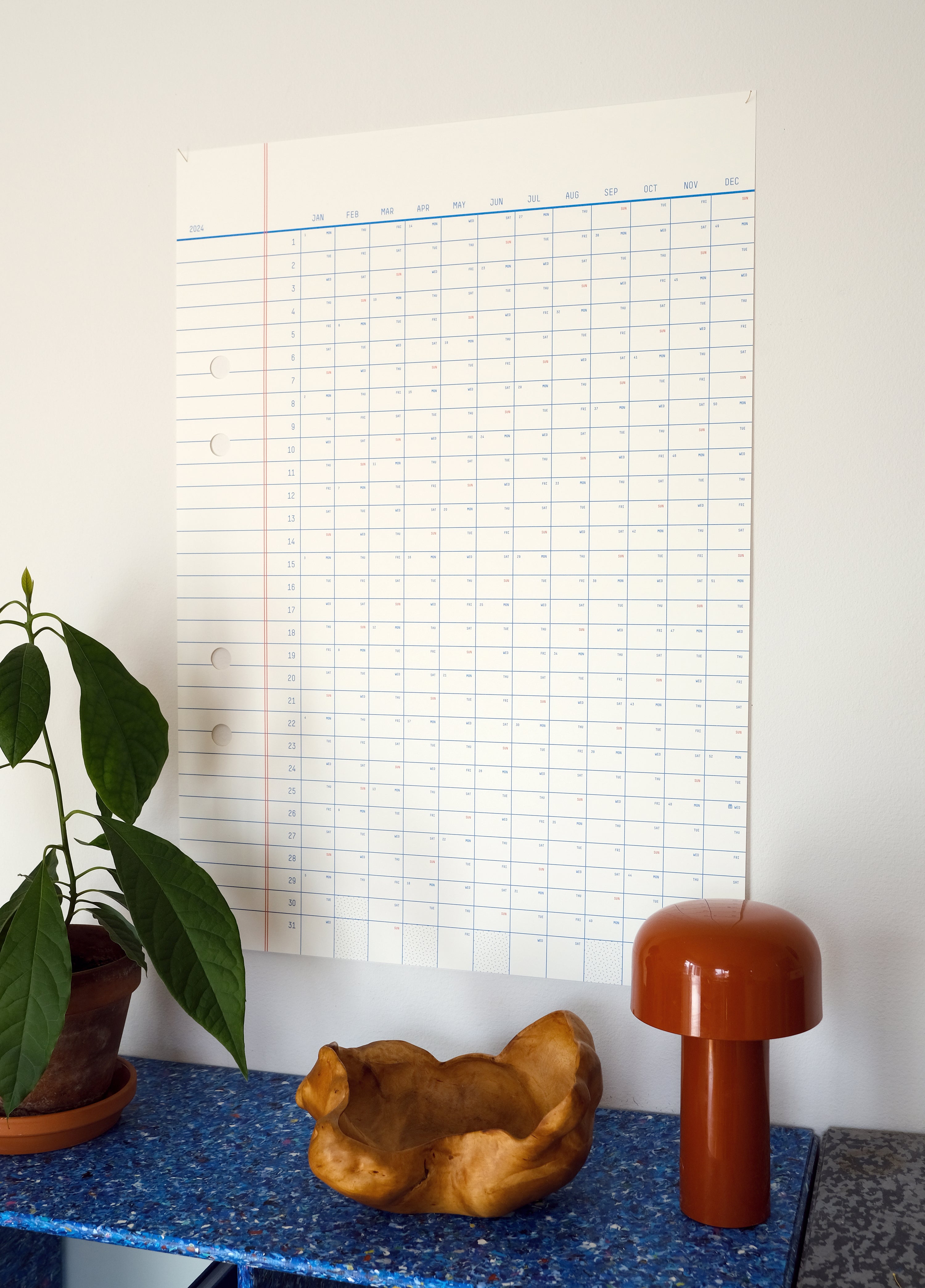 2025 Classic Calendar 50x70cm