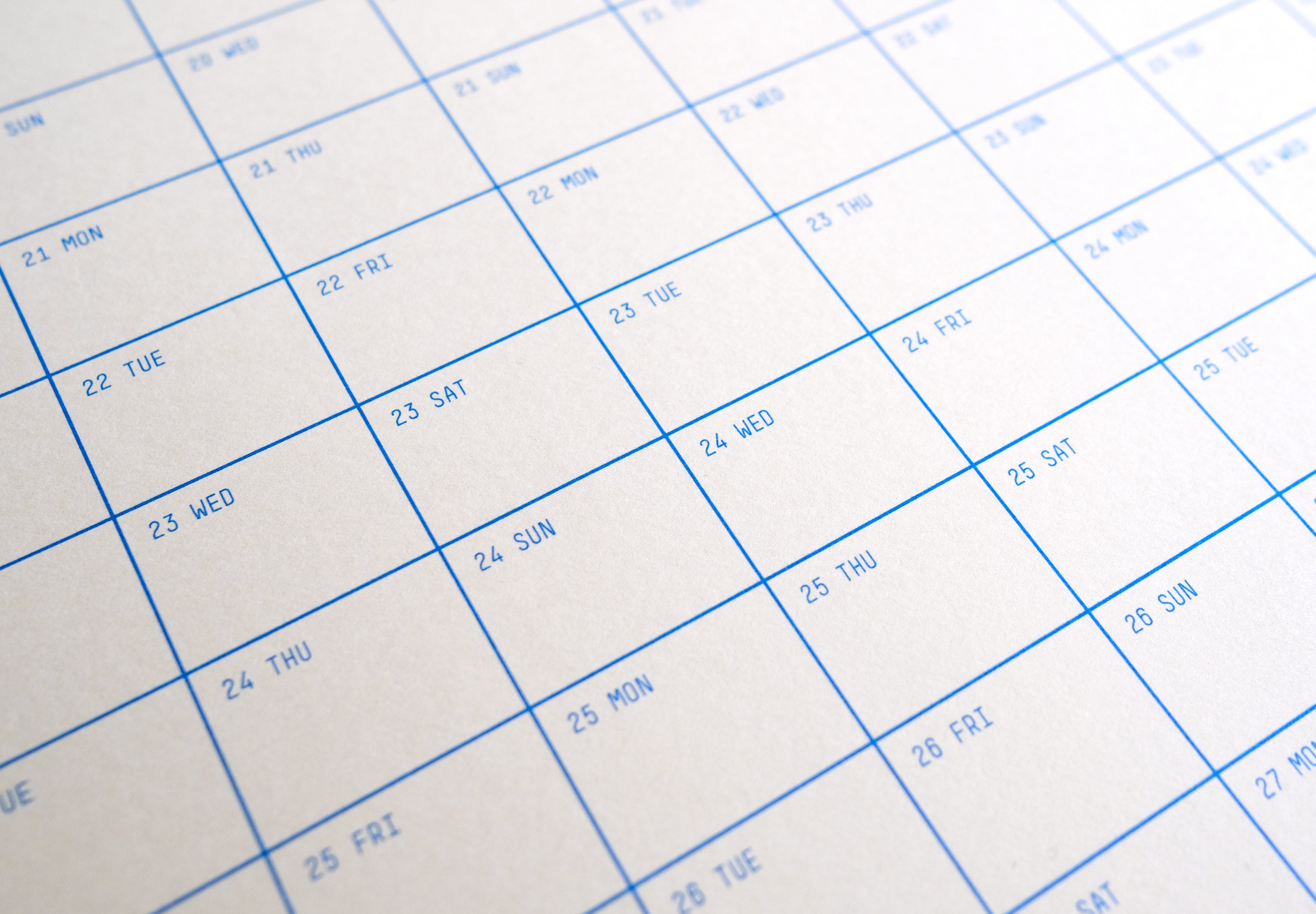 2025-2026 Academic Calendar 50x70cm