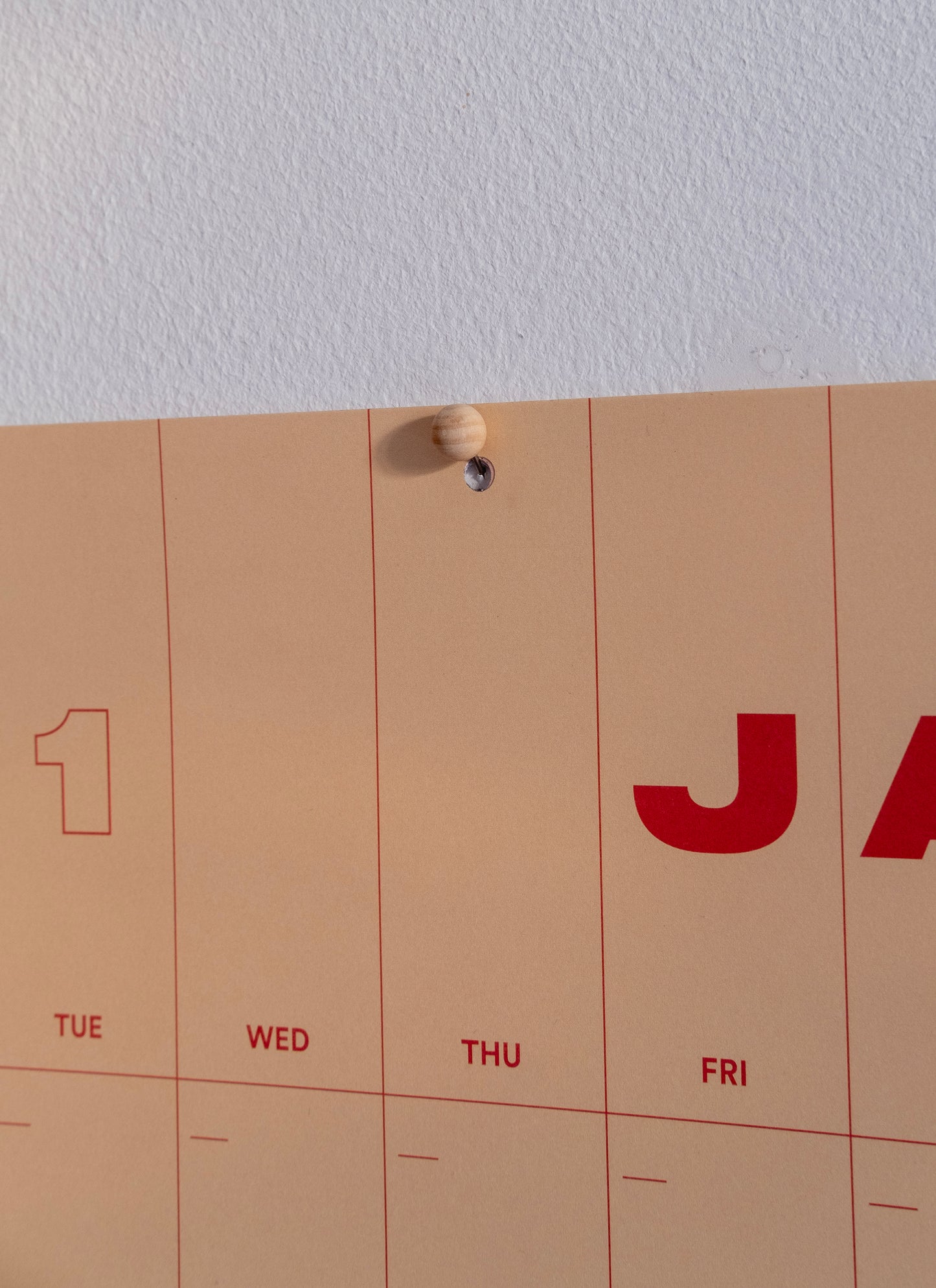 A3 Undated Wall Calendar