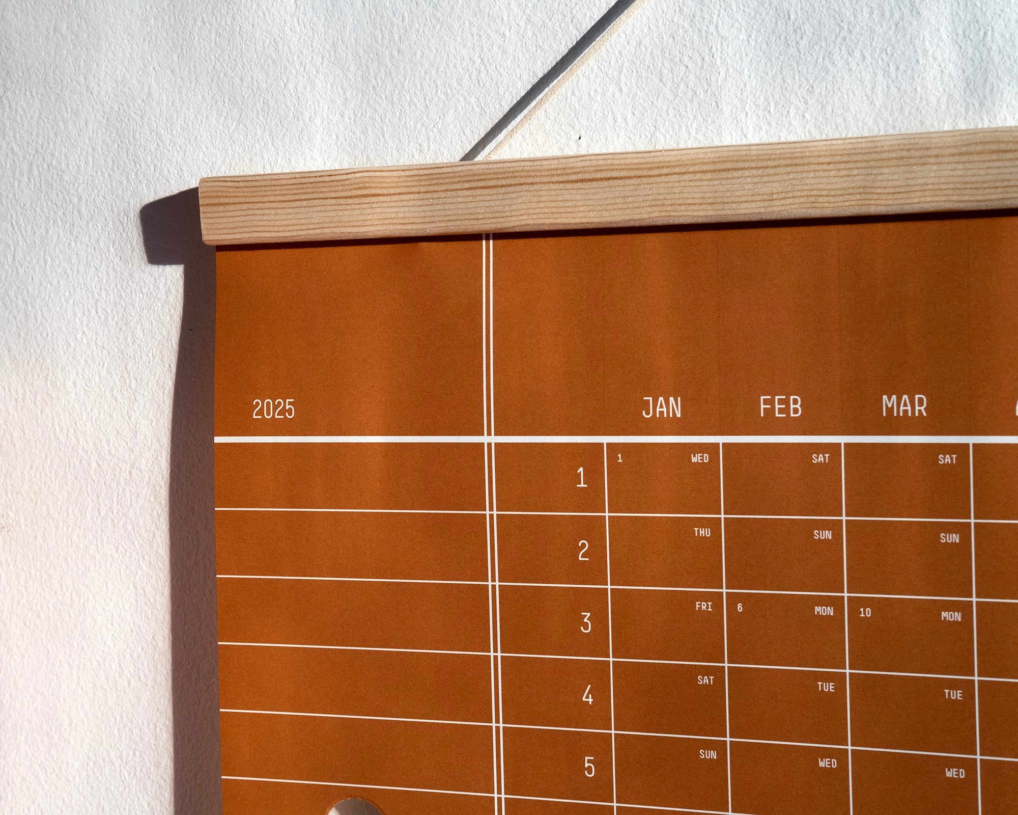 2025 Brown Calendar 50x70cm