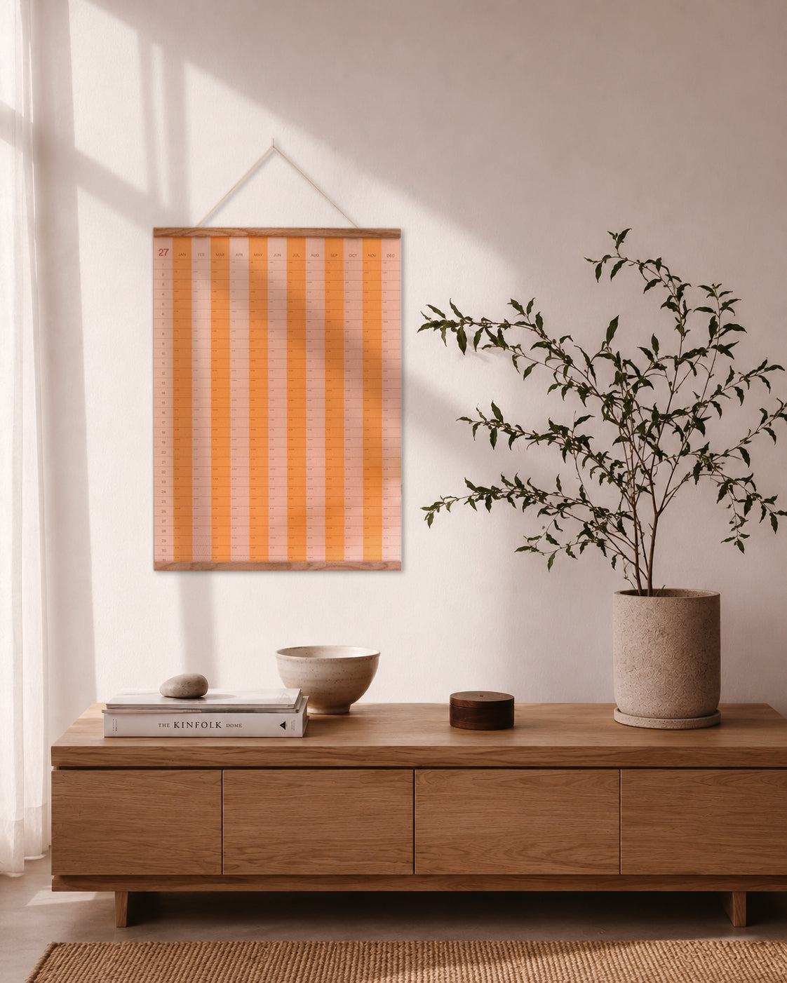 2027 Stripe Calendar 50x70cm
