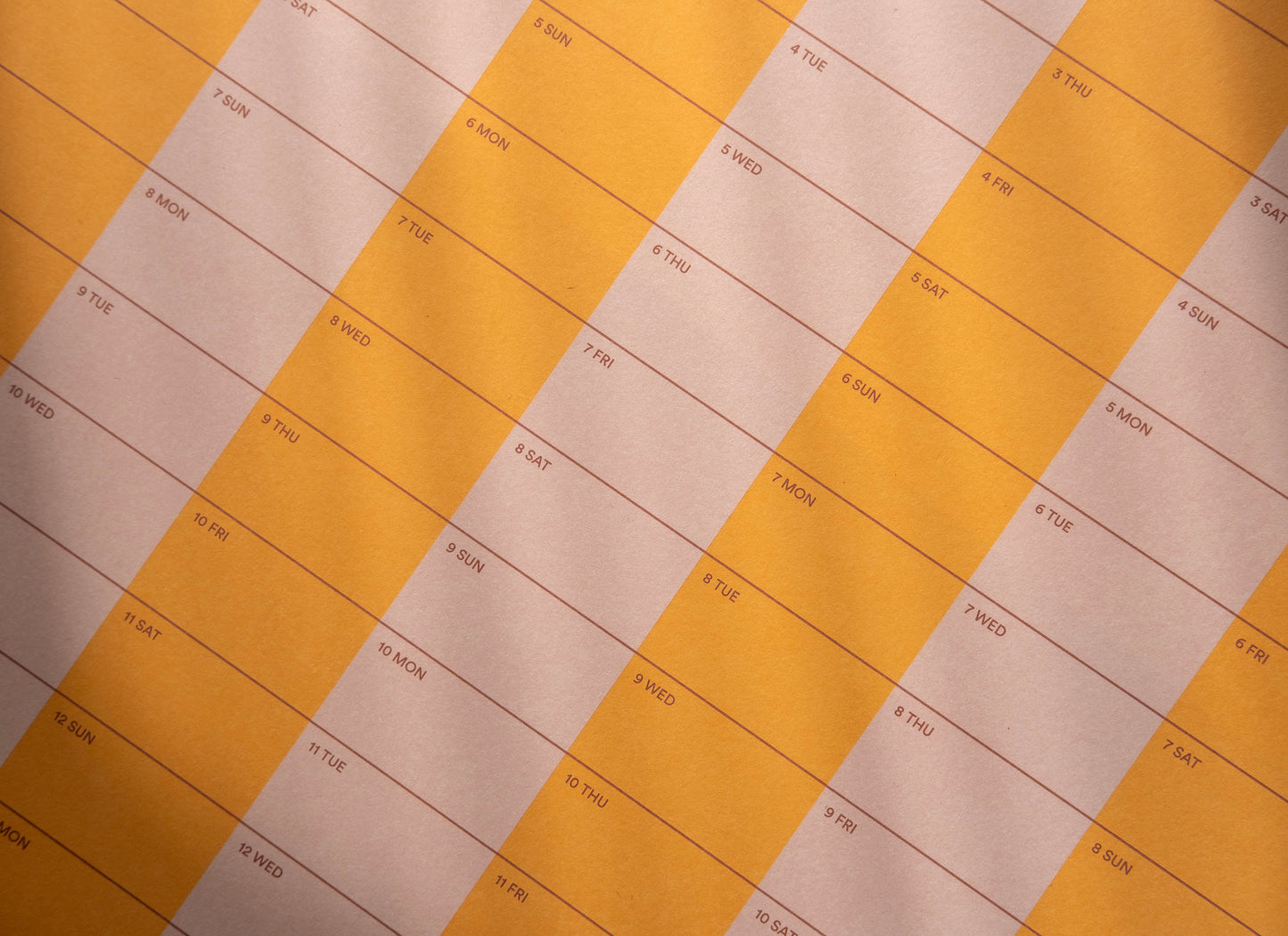 2026 Stripe Calendar 70x100cm