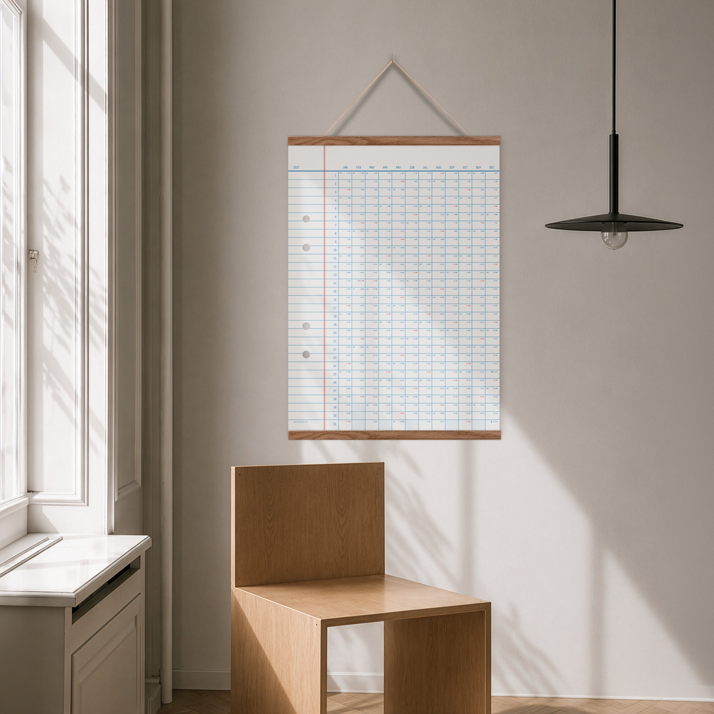 2027 Classic Calendar 50x70cm