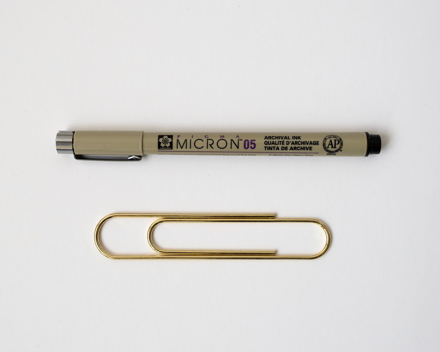 Giant Metal Clip Brass