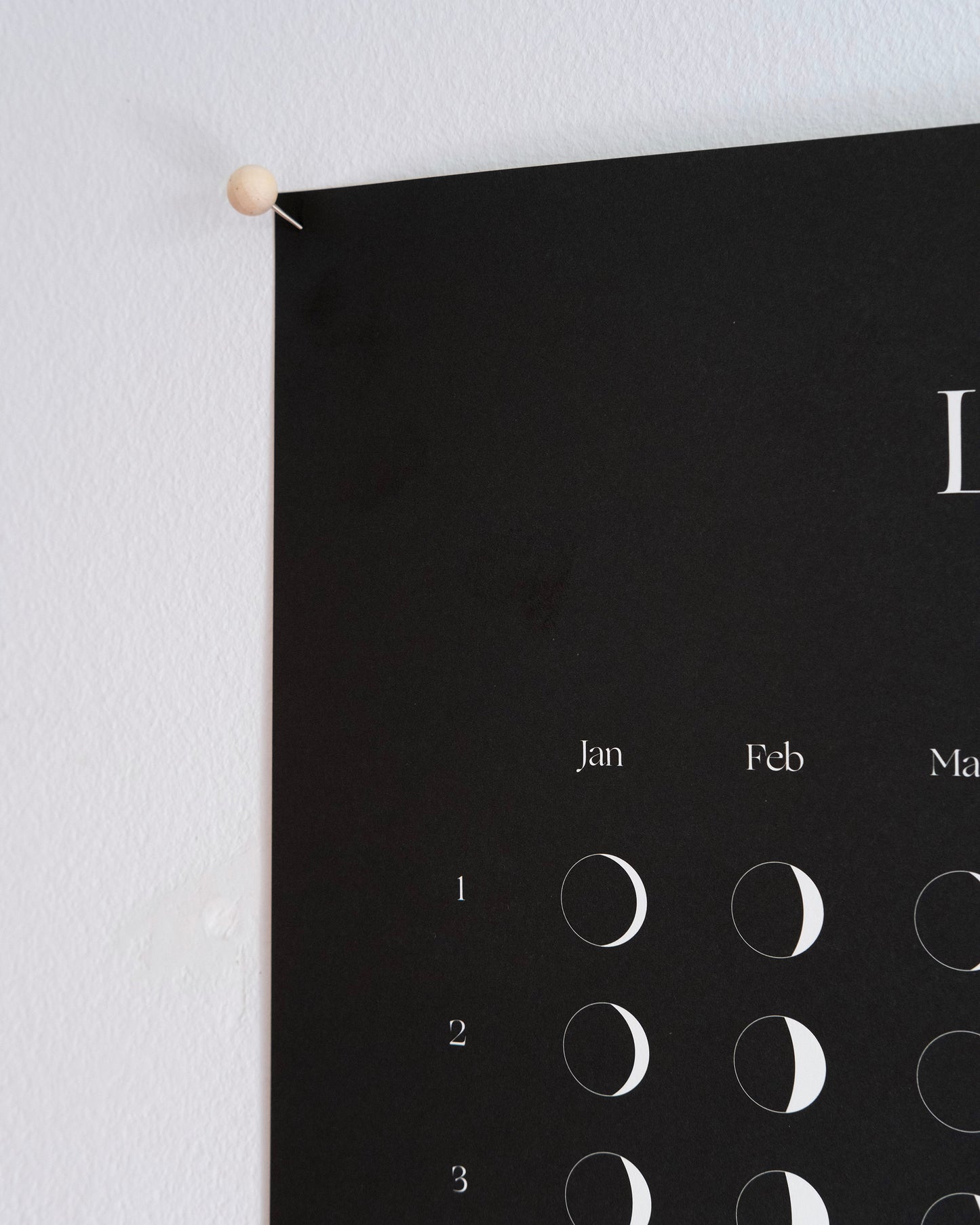 2025 Lunar Calendar 50x100cm