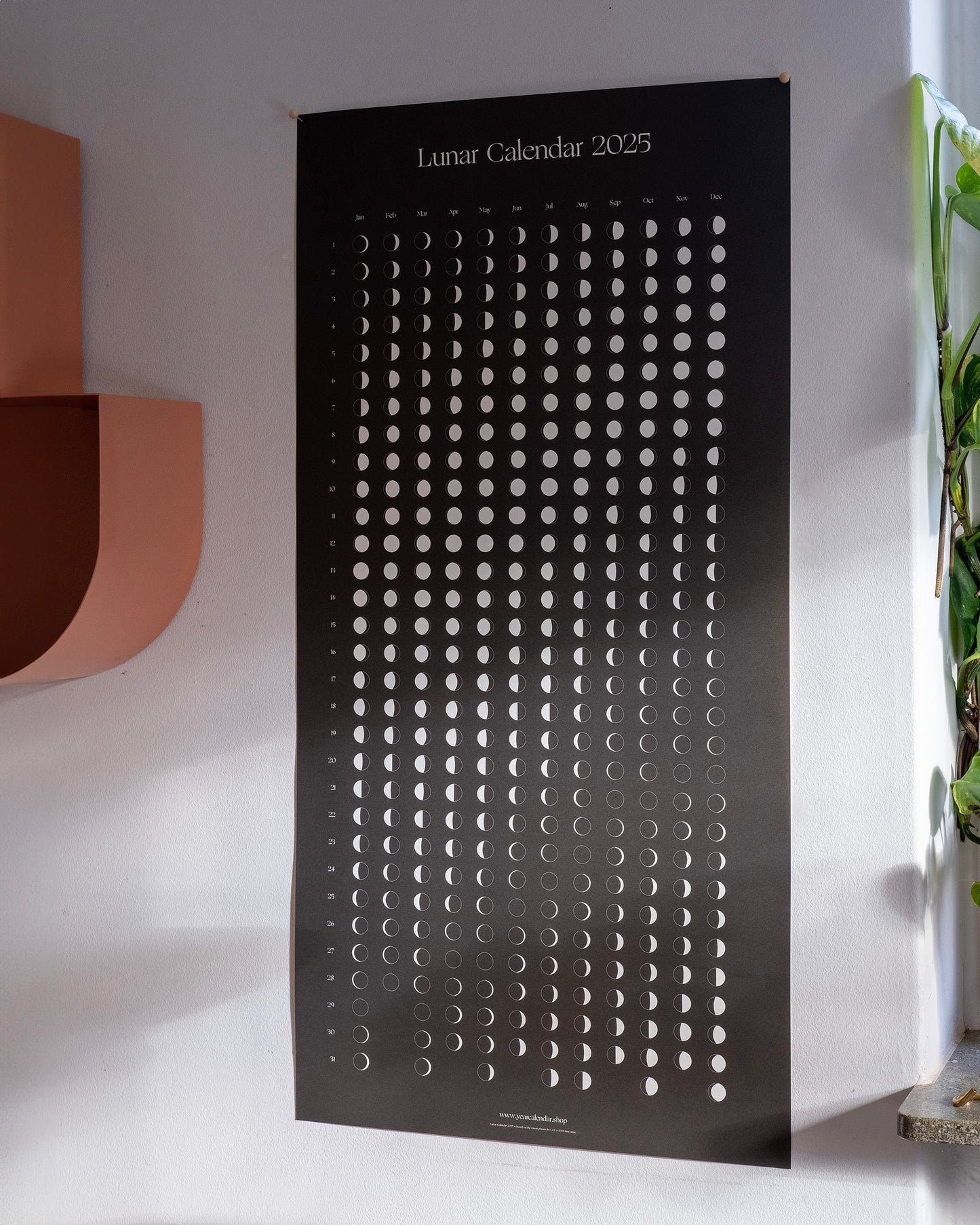 2025 Lunar Calendar 50x100cm