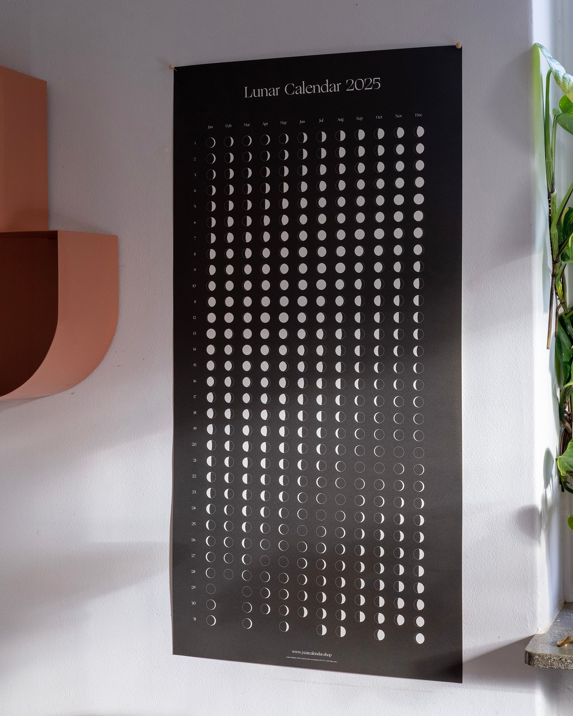 2025 Lunar Calendar 50x100cm