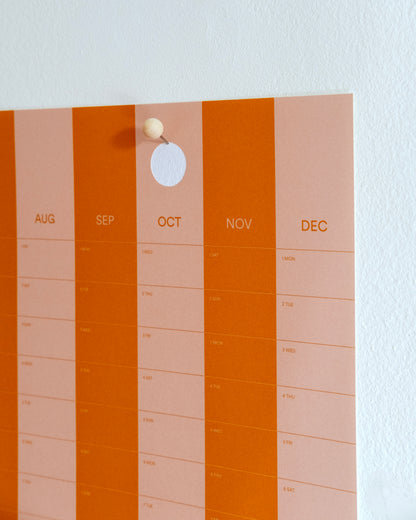 2025 Stripe Calendar 50x70cm