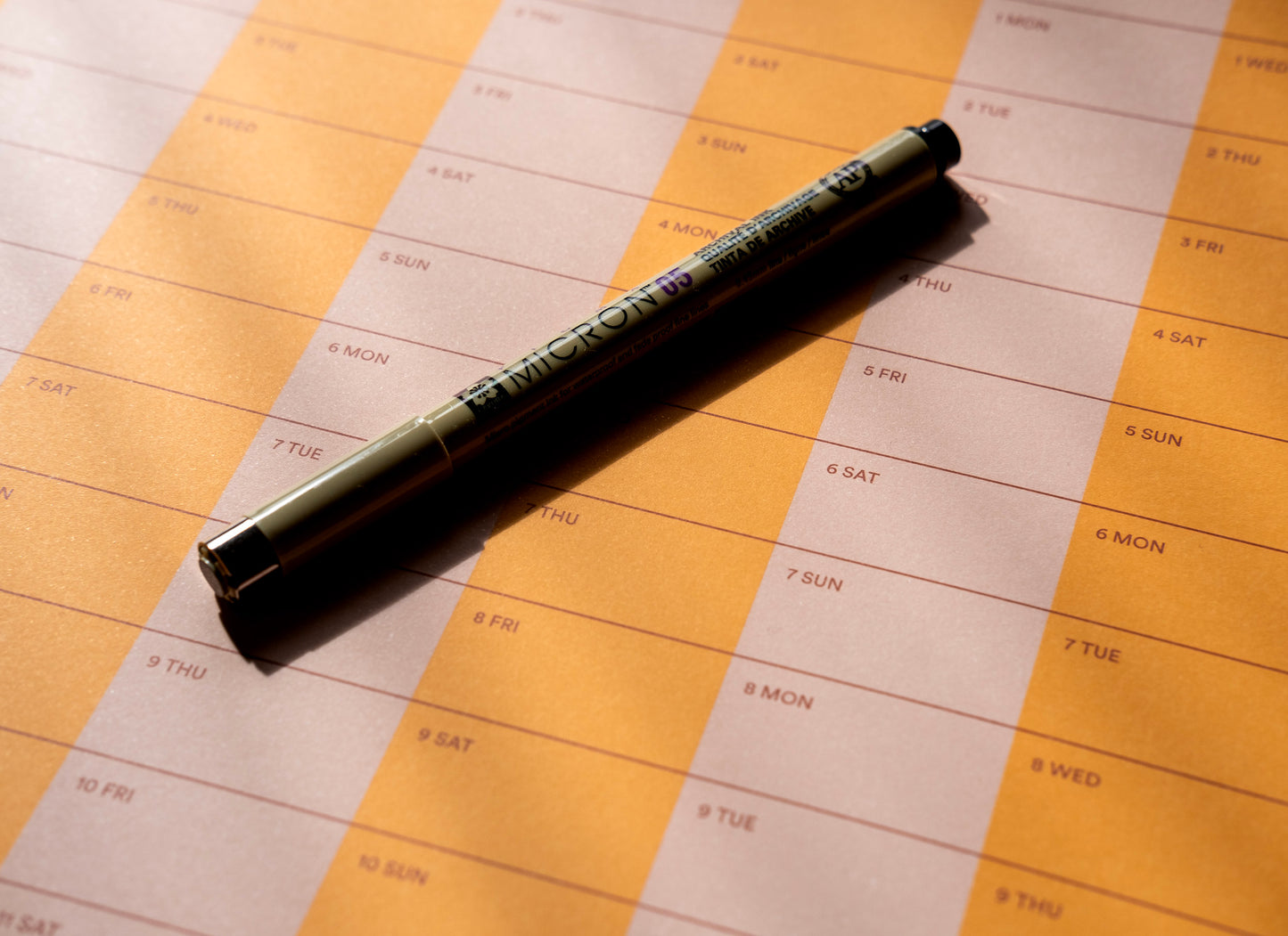 2026 Stripe Calendar 70x100cm
