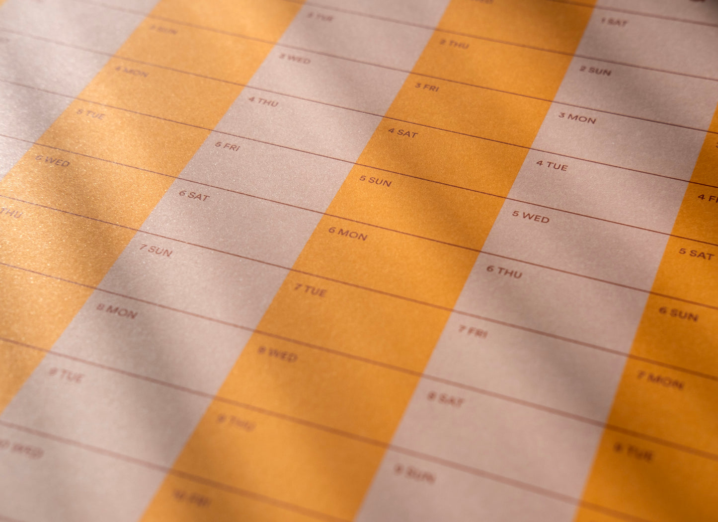 2026 Stripe Calendar 70x100cm