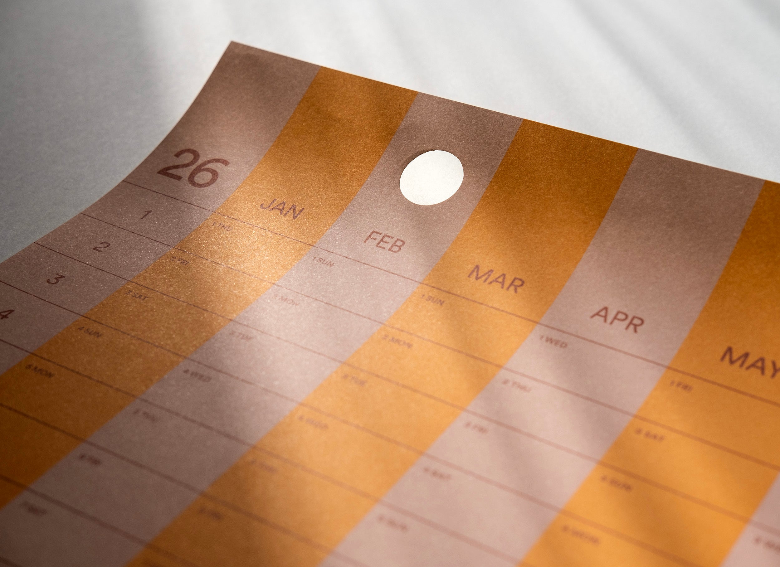 2026 Stripe Calendar 50x70cm