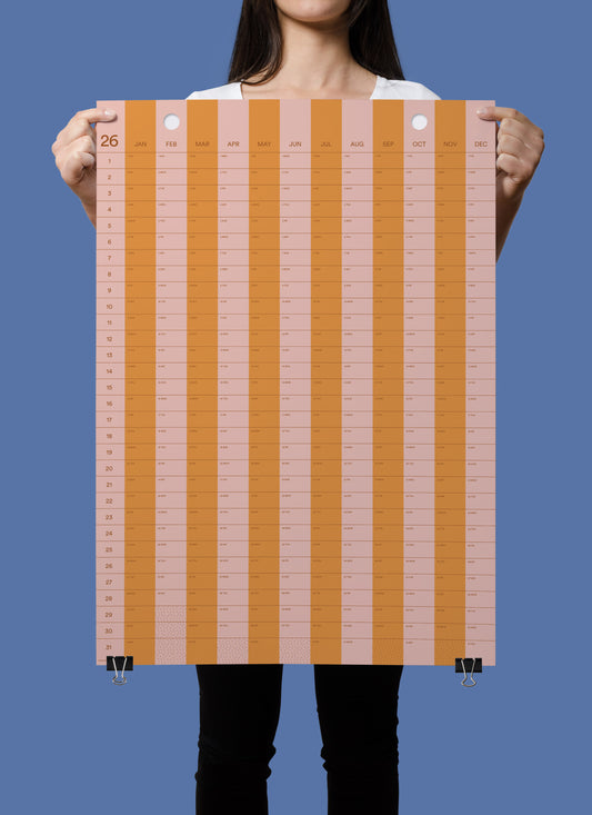 2026 Stripe Calendar 50x70cm