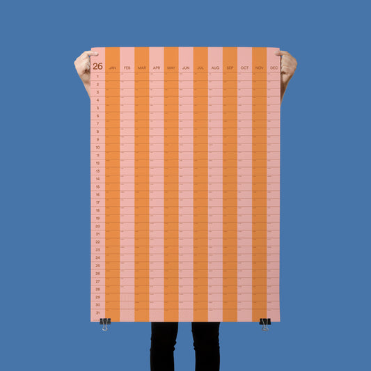2026 Stripe Calendar 70x100cm