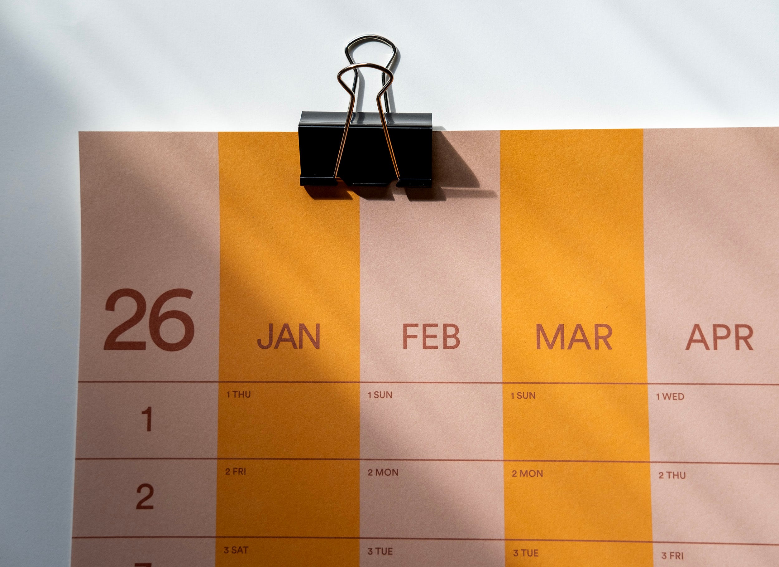 2026 Stripe Calendar 70x100cm