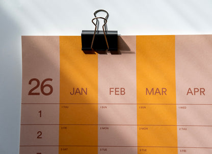 2026 Stripe Calendar 70x100cm