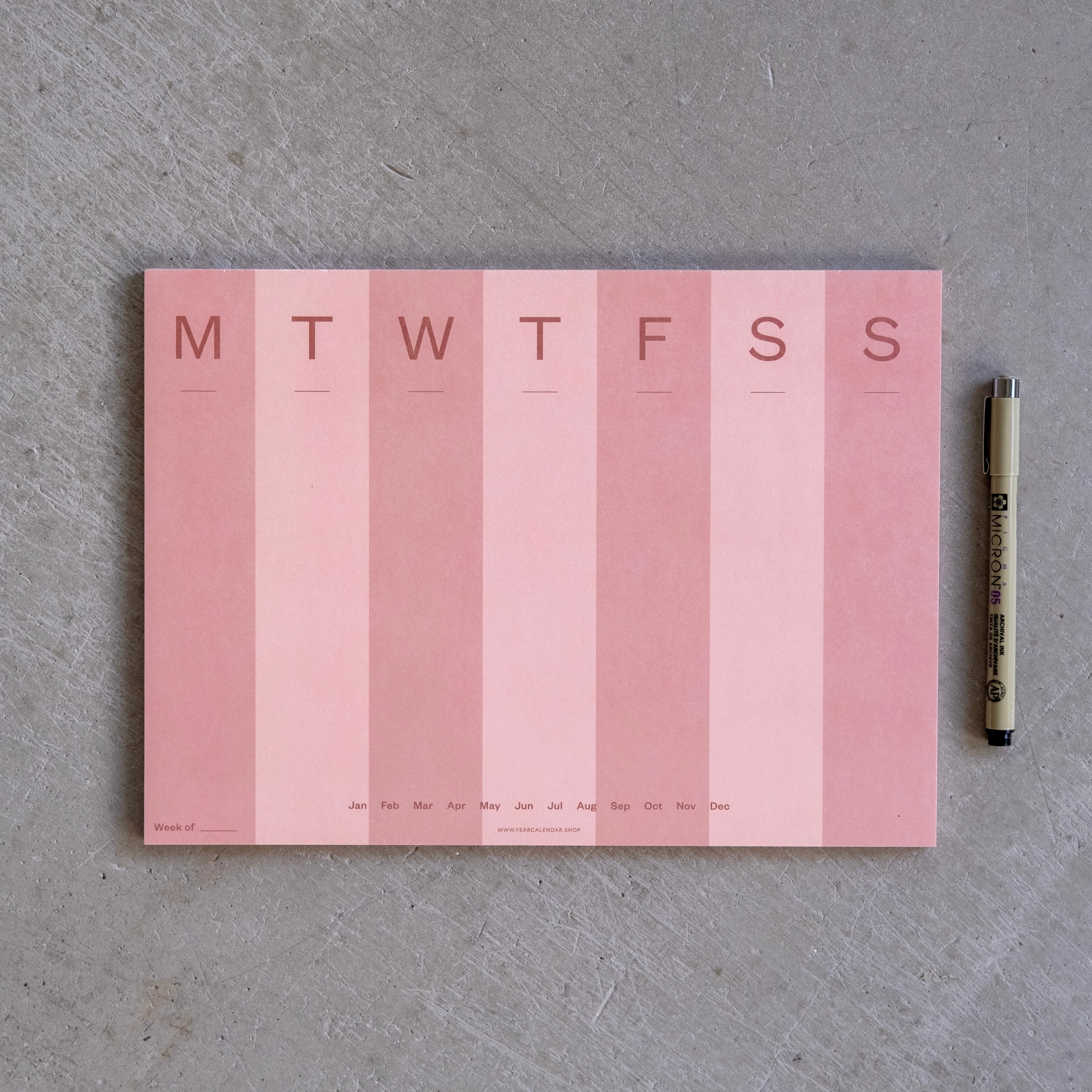 A4 Weekly Planner Pad
