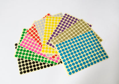 Round Stickers Ø10mm (for 70x100cm calendar)